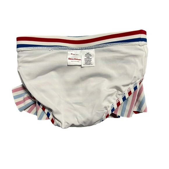 Hanna Andersson Sz 90 (3Y) Patriotic Striped Skirted Ruffle Tankini - Picture 11 of 11